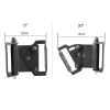 GLigeT Audio Rack Speaker Bracket Wall Mounted Surround Speaker Hanger Audio Speaker Bracket Home Conference Wall Hanger Media Cabinet view 2
