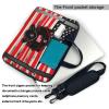 MDATT 15.6 Inch Laptop Or Tablet,Durable And Water-Repellent Fabric, Business Casual,Red Line Firefighter Usa Flag view 3