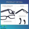 Teumire Thick Square Frame Glasses for Women Men Chunky Rectangle Non Prescription Blue Light Glasses Computer Eyeglasses(Black&Leopard) view 4
