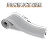 20 Feet Floor Cable Covers,Wire Storage Cover Used to Protect The Cable,Cord Cover with Adhesive Tape for Carpet,Tiles,Wooden Floors and Any Floor Surface (Gray) view 2