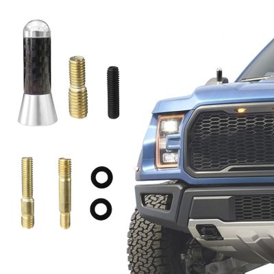 Lecctso Car Short Antenna Replacement, Carbon Fiber Car Short Radio Antenna, Universal for Most Vehicles