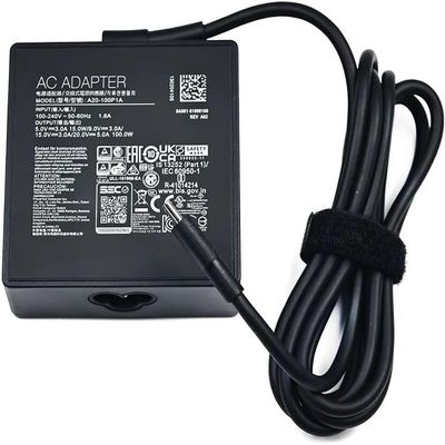 100W 20V 5A Type-C USB-C Charger A20-100P1A AC Adapter for ASUS ROG Flow X13 Z13 GV301 GZ301 G533QM GA401QM GA503QM GX703HS ZenBook 14X 14 UX425QA UM5401QA UM425QA Supply with Power Cord