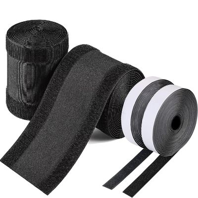 Floor Cable Covers,20 Feet Cord Cover with Adhesive Tape for Any Floor Surface,Wire Storage Cover Used to Protect The Cable and Prevent Tripping Over The Cords (Black)