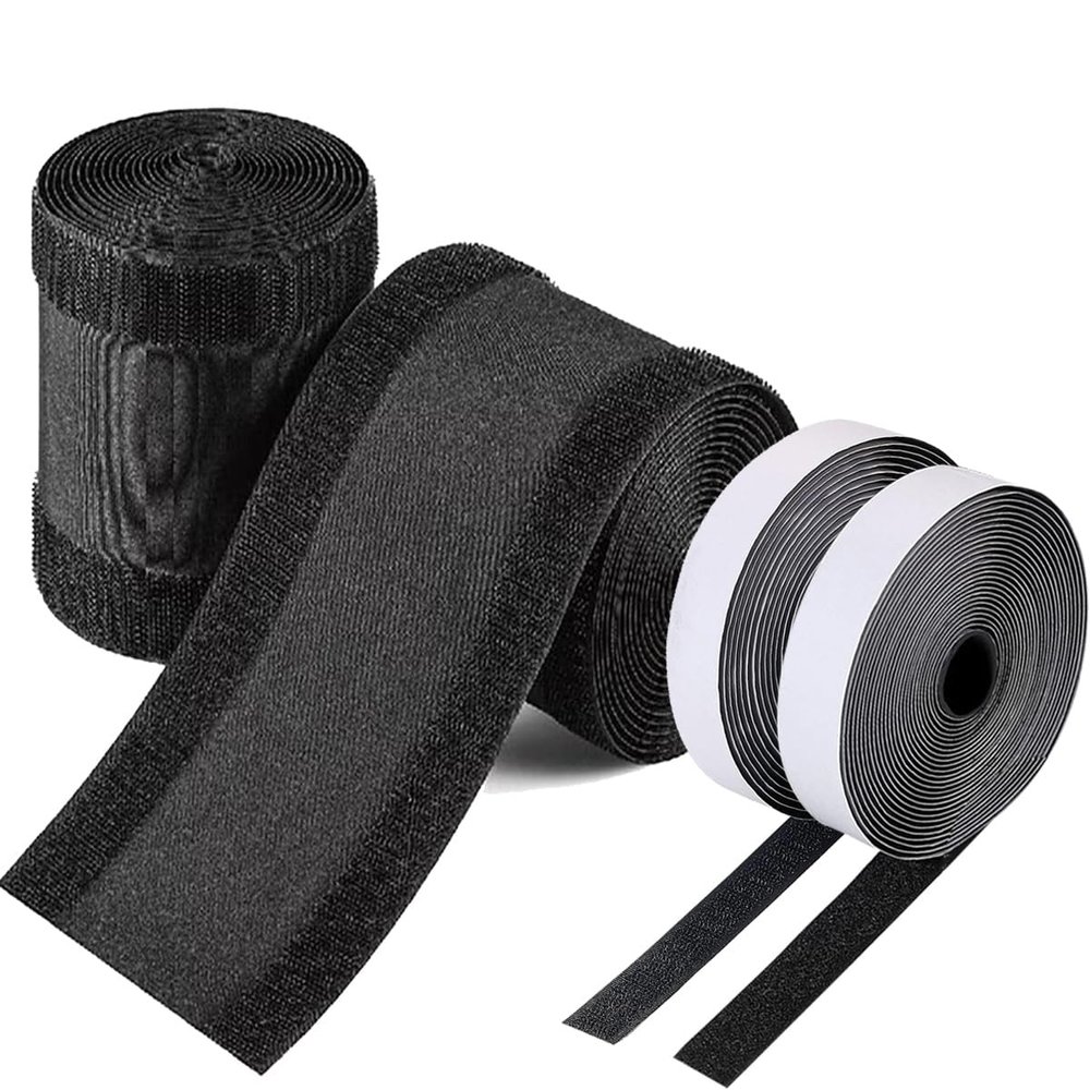 Floor Cable Covers,20 Feet Cord Cover with Adhesive Tape for Any Floor Surface,Wire Storage Cover Used to Protect The Cable and Prevent Tripping Over The Cords (Black)
