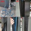 Floor Cable Covers,20 Feet Cord Cover with Adhesive Tape for Any Floor Surface,Wire Storage Cover Used to Protect The Cable and Prevent Tripping Over The Cords (Black) view 4