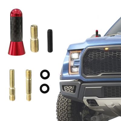 Lecctso Car Short Antenna Replacement, Carbon Fiber Car Short Radio Antenna, Universal for Most Vehicles
