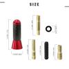 Lecctso Car Short Antenna Replacement, Carbon Fiber Car Short Radio Antenna, Universal for Most Vehicles view 2