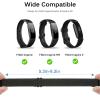 FTYQUEE Braided Stretchy Adjustable Straps Compatible for Fitbit Inspire 3/Inspire 2/Inspire HR/Inspire/Ace 3/Ace 2 for Women Men,Sport Elastic Nylon Cloth Wristbands for Fitbit Inspire 3/2(3 Pack) view 3