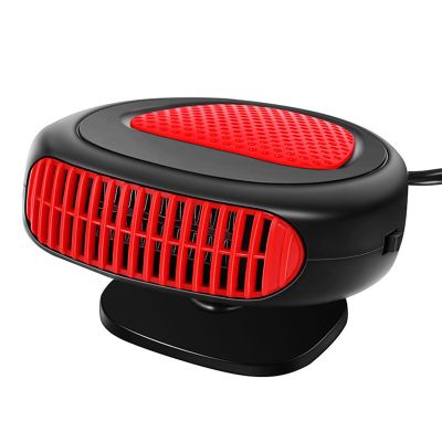 Vuirrm Car Heater Defroster Portable 12V/150W 2 in 1 Heating/Cooling Windshield Defroster Defogger Demister for Car Fast Heating Vehicle Defroster 360 Rotating Auto Heater Fan