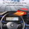 Vuirrm Car Heater Defroster Portable 12V/150W 2 in 1 Heating/Cooling Windshield Defroster Defogger Demister for Car Fast Heating Vehicle Defroster 360 Rotating Auto Heater Fan view 3