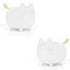 Svemei 2PCS Portable Bluetooth Speaker, Cute Cat Mini Wireless Speakers with Loud Stereo Sound, Built-in Mic, Super Bass, Dual Pairing,40H Playtime for Android/iOS Devices (White) view 1
