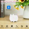 Svemei 2PCS Portable Bluetooth Speaker, Cute Cat Mini Wireless Speakers with Loud Stereo Sound, Built-in Mic, Super Bass, Dual Pairing,40H Playtime for Android/iOS Devices (White) view 4