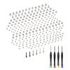Risidamoy for iPhone X Complete Full Screw Sets Replacement for iPhone 10 with 5-Point Pentalobe Screws Kit Repair with 4 Screwdrivers for A1865 A1901 A1902 view 1