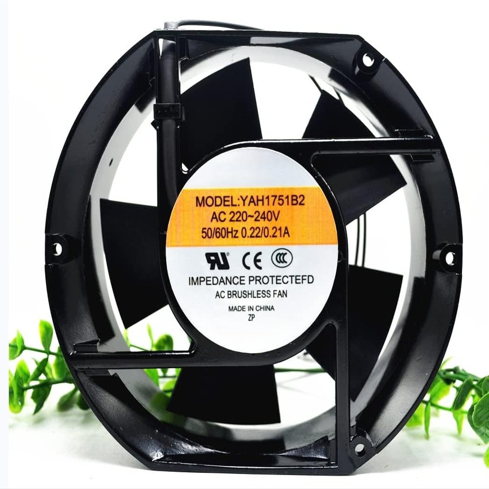 Cooling Fan 220/240V 172mm 17251 for YAH1751B2 0.22/0.21A 172X150X51MM Cooling Fan
