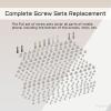 Risidamoy for iPhone 14 Plus Complete Full Screw Set Replacement 14plus with Bottom Pentalobe Screws Repair Inner Part with 4 Screwdrivers for A2632 A2885 A2886 A2887 A2896 view 2