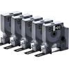 5 Black + 5 White Compatible with Dymo D1 Label Tape Refills 45013 Black on White and 45021 White on Black Use for DYMO LabelManager 160 280 210D 360D 420P Label Maker, 1/2 inch x 23ft view 3