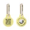PIKEEPER QR Code Enabled Tag - Silicone Keychain Holder Compatible with Apple AirTag, for Collars, Luggage, and Everyday Carry view 1