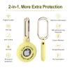 PIKEEPER QR Code Enabled Tag - Silicone Keychain Holder Compatible with Apple AirTag, for Collars, Luggage, and Everyday Carry view 2