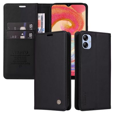SLWYF Case Compatible Xiaomi 12 Lite with Flip Case Book Cover Premium PU Leather Magnetic Folding Stand Case for Xiaomi 12 Lite, Black