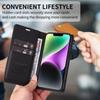 SLWYF Case Compatible Xiaomi 12 Lite with Flip Case Book Cover Premium PU Leather Magnetic Folding Stand Case for Xiaomi 12 Lite, Black view 2