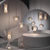 SteFik Modern Ceiling Pendant Light - Industrial Marble Hanging Chandelier E27 Socket Classic Lighting Fixtures Compatible with Bedroom Living Room Hallway [Energy Class A+],Pendant view 3