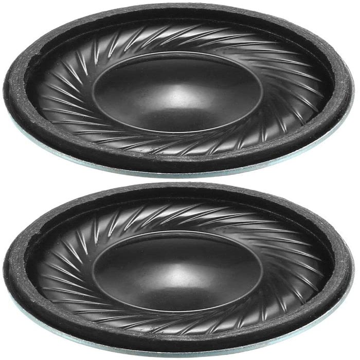 XYWHPGV 8 Ohm 2Watts 28mm Dia Metal Shell Round Internal Magnet Speaker Loudspeaker 2pcs(811a3 1f03e 88f2c 0854d 9ed09 27260