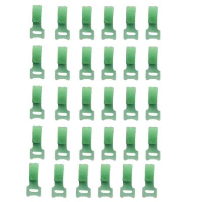 Earphone data cable storage buckle charging cable sorting and bundling strap computer bundle collection and winding cable management device strap (30pcs T green)