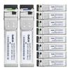 5 Pairs 10G BIDI SFP+ Single Mode Fiber Module Network Transceiver, LR SM 1270nm 1330nm 10km, Simplex LC Interface for Switch, Router, Firewall, Network Card, Server etc view 1