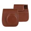 Andoer Instant Camera Storage Case PU Leather Camera Bag Magnetic Buckle with Shoulder Strap Compatible with Fujifilm Instax Mini 12 11 9 8, Brown view 1