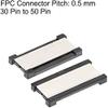 XYWHPGV 0.5mm Pitch 30 Pin to 50 Pin Extension Connector Aapter for FFC FPC Cable Extend Zip HDD 3Pcs(c636a 64648 0273d e9e31 3d1f8 6ab47 view 2