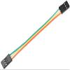 XYWHPGV Jumper Wires 3-Pin Female to Female 10cm Cables for Breadboard DIY Multicolor(5bbb9 57da7 e9580 2a263 bb77c 249aa view 1