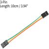XYWHPGV Jumper Wires 3-Pin Female to Female 10cm Cables for Breadboard DIY Multicolor(5bbb9 57da7 e9580 2a263 bb77c 249aa view 2