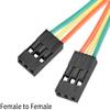 XYWHPGV Jumper Wires 3-Pin Female to Female 10cm Cables for Breadboard DIY Multicolor(5bbb9 57da7 e9580 2a263 bb77c 249aa view 3