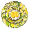 Ratgoo 50 Pcs Cartoon Durian Stickers Pack Quirky Yellow Fruit Waterproof Vinyl Decal Stickers for Water Bottles Laptop Luggage Cup Skateboard Guitar Journal Scrapbook view 1