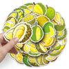 Ratgoo 50 Pcs Cartoon Durian Stickers Pack Quirky Yellow Fruit Waterproof Vinyl Decal Stickers for Water Bottles Laptop Luggage Cup Skateboard Guitar Journal Scrapbook view 3
