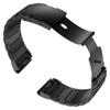 MaKTech Titanium Band for Garmin,22mm Five-Piece Metal Bracelet Strap with Quick Release Connector,Tortoise Buckle,for Garmin Fenix 8 47mm/E 47mm/7/6 Smartwatch (Black) view 2