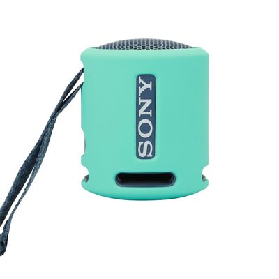 DAYJOY Soft Silicone Protective Case Cover Compatible with Sony SRS-XB13/SRS-XB100 Extra BASS Wireless Portable Compact Speaker,Protective Skin Sleeve Shell Speaker Accessories (Pink Blue)