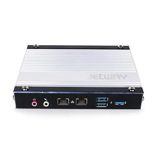 Jetway MiniBarebone Pico-ITX PCs including IntelJ3160 2.2GHz 2.2GHz 2.2GHz 2x Gigabit Network, 3x USB 3.0, 2x HDMI, 1x Display Port, 4GB DDR3 Built-In