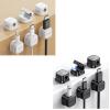 12 Pack Magnetic Cable Clips [Cable Smooth Adjustable] Cord Holder, Under Desk Cable Management, JOYROOM Adhesive Wire Holder Keeper Organizer for Home Office Desk Phone Car Wall Desktop Nightstand view 1