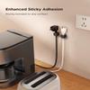 12 Pack Magnetic Cable Clips [Cable Smooth Adjustable] Cord Holder, Under Desk Cable Management, JOYROOM Adhesive Wire Holder Keeper Organizer for Home Office Desk Phone Car Wall Desktop Nightstand view 4