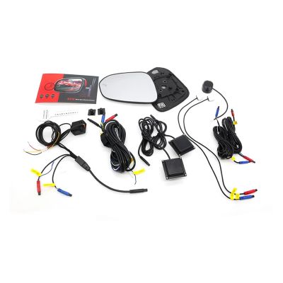 Car BSA BSM BSD Compatible for Toyota CHR EV 2020 Blind Spot Radar Detection System Microwave Sensor Change Driving Reversing Radar Sensor (Color : White Mirror)