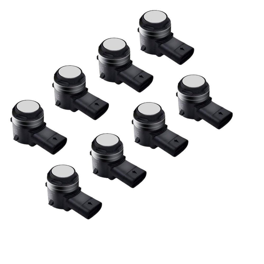 OEM Sensors Car Parking Sensor Assistance Backup Radar Buzzer System Compatible for Land Cruiser Prado 150 LC150 (Color : Silver (8 pcs)-01)