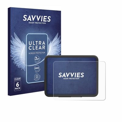 Savvies Screen Protector for GoPro Display Mod Protection Film Clear 6-Pack