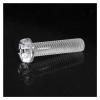 ENTAOER 25/100pcs Transparent Screws, Round Heads, Plastic Screws, Pan Heads, Cross Plastic Screws, M2.5 M3 M4 M5(M5x15(50PCS)) view 3