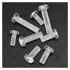 ENTAOER 25/100pcs Transparent Screws, Round Heads, Plastic Screws, Pan Heads, Cross Plastic Screws, M2.5 M3 M4 M5(M5x15(50PCS)) view 4