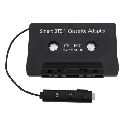 Jauarta DC5V Bluetooth Cassette Adapter BT5.1 Universal Wireless Cassette Tape to Aux Adapter for Cars Trucks with Cassette Player