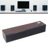 Diyeeni Wooden Computer Speaker, USB Powered PC Speakers, HiFi Stereo Sound Computer Sound Bar for Desktop Laptop, with Volume Knob, 3.5mm AUX Plug & Jack, 1.2m Cable view 2