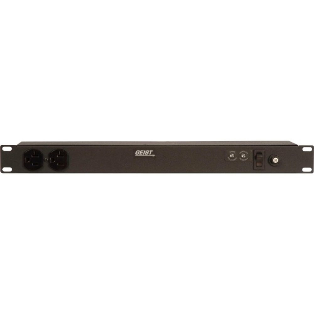 Vertiv - 38045 - Geist SP124-1026 12-Outlets PDU - Basic - NEMA 5-20P - 12 x NEMA 5-20R - 120 V AC - 1U - Horizontal - Rack-mountable