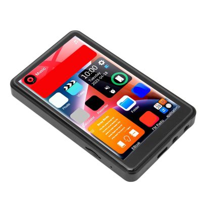 16GB MP3 Player with BT, 4 inch Full Touch Screen, Digital Lossless Music Player with 1080P Video Playback, FM Radio, E Book, Recording, Memory Card Included (16GB RAM and 64GB