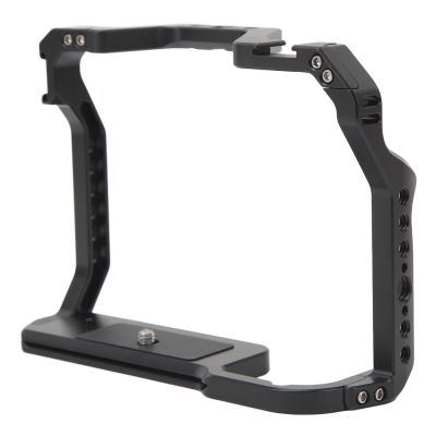 Camera Cage for 5DMark3 5DMark4, Aluminum Alloy Rugged Camera Stabilizer, Video Camera Cage Rig with Threaded Hole Cold Shoe Support Equipment Expansion